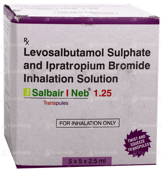 Salbair I Neb 1.25 2.5Ml Pack Of 5 Transpules